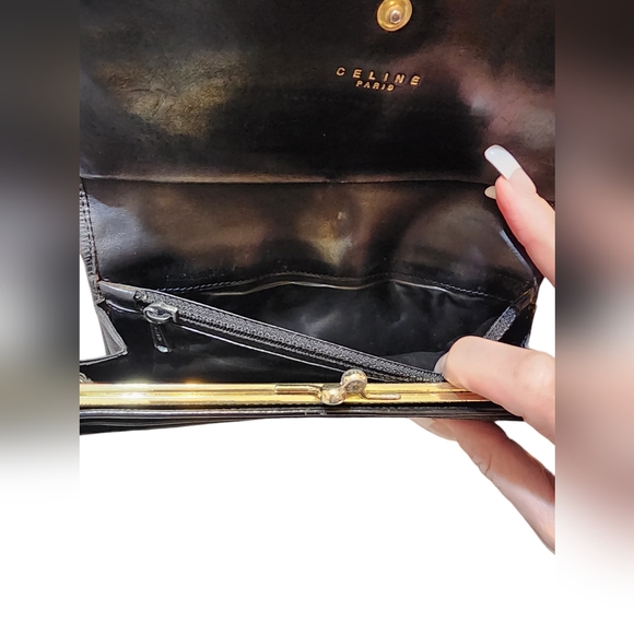 Celine Vintage Long Wallet Snap Closure - Picture 6 of 13